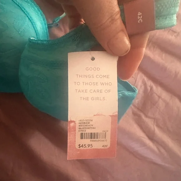 NWT 2 Cacique Lace Balconette Bras Intimates 42C - Picture 3 of 5